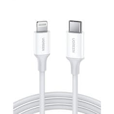 Ugreen USB-C na Lightning kabel, PD, srebrn, 2m (60749)