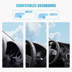 Ugreen Head-Up Display Car Clip nosilec telefona za armaturno ploščo s sponko (60796)