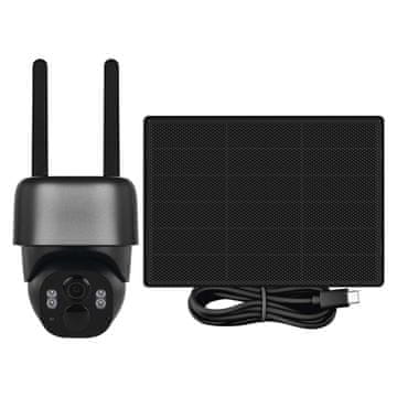 Emos H4168 GoSmart zunanja baterijska kamera IP-6100G HAWK z 4G LTE in solarnim panelom