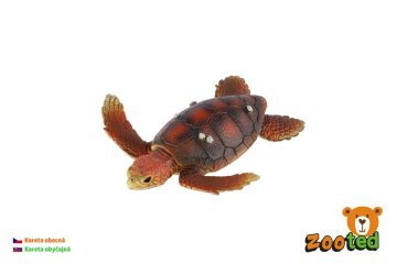 Želva kartica zooted plastika 8cm