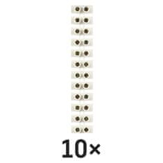 Emos A4107 priključna letvica 6–10 mm2, bela, 10 kos