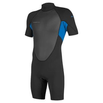 Outdoor master O'Neill Reactor-2 2 mm Back Zip moška kratka neoprenska obleka, Black/Ocean