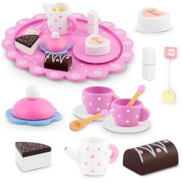 Northix Lesen čajni set za igrače RK-869 Ricokids