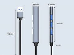 Verkgroup 4 vratni USB 3.0 razdelilnik priklopna postaja razdelilec splitter 5Gbps