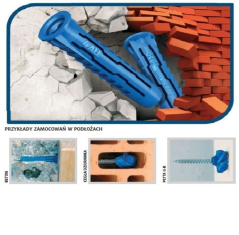 shumee Razširitveni čepi RawlPlug 4ALL-06050+4560 (50 kosov)