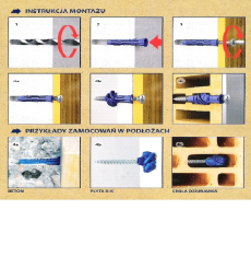 shumee Razširitveni čepi RawlPlug 4ALL-06050+4560 (50 kosov)