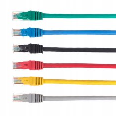 shumee Patchcord RJ45, Netrack lita prevleka, kat. 5e UTP, 2 m siv