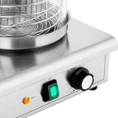 Royal Catering Grelnik za hot doge s 4 nabodalci za žemljice in posodo za 30 klobas, 650 W