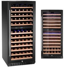 Arktic 2-conska hladilnik za vino za 124 steklenic, 265 l, 570 x 595 x 1400 mm