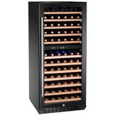 Arktic 2-conska hladilnik za vino za 124 steklenic, 265 l, 570 x 595 x 1400 mm
