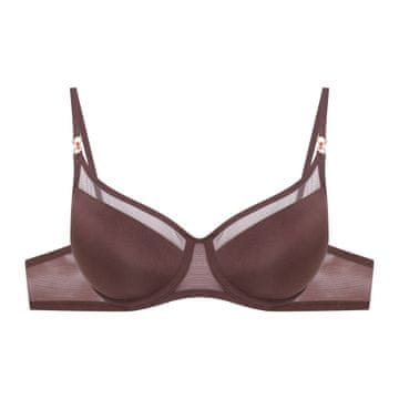 Esotiq Push-up modrček Ova - temno rjav 65G