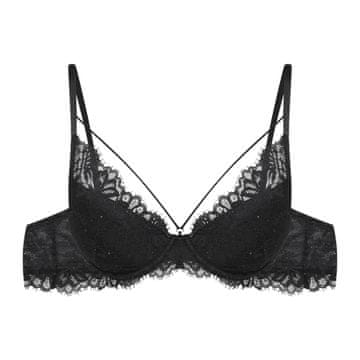 Esotiq Push-up modrček Odie - črn, 65F
