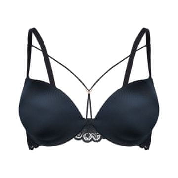 AURORA Esotiq super push-up modrček | črn 65D