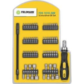 slomart Fieldmann FDS 1010-58R komplet 56 bitov + izvijač z ragljo + upogljiva nastavka