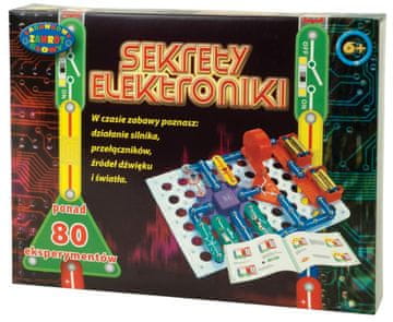 slomart DROMADER Sekreti elektronike 80 eksperimentov, komplet