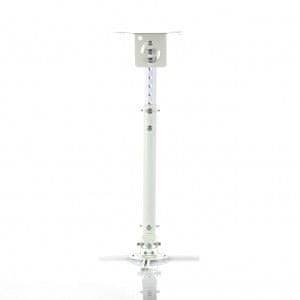 slomart ART P-107W stropni nosilec za projektor 45-76cm 15kg bela