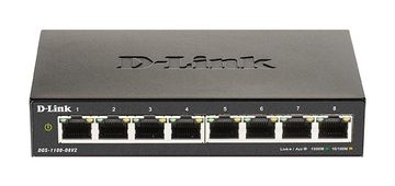 Smart D-Link DGS-1100-08V2 omrežni stikalo, 8x Gigabit Ethernet, Smart Managed