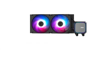 slomart MSI MAG Coreliquid A13 240 AIO vodno hlajenje, 240mm, RGB, črno