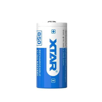 slomart XTAR 16340/R-CR123 Akumulatorska baterija Li-ion 3.7V 850 mAh s zaščito