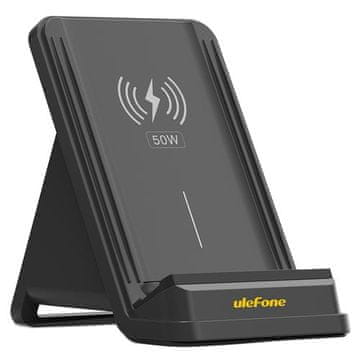 slomart Ulefone WCS01 brezžični polnilnik 50W, črna