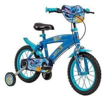 slomart Carrefour City bike 14" otroško kolo, modra/večbarvno