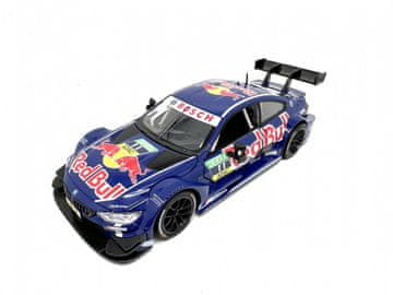 slomart Model avta PULIO 1:24 BMW M4 DTM Red Bull z lučjo in zvokom