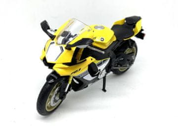 slomart Model motorja PULIO 1:12 Yamaha YZF-R1 rumeni