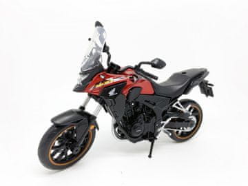 slomart Model motorja Pulio Honda CB400X 1:12, rdeč