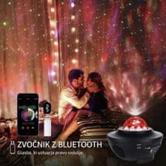 Cool Mango zvezdnati projektor z Bluetooth zvočnikom, LED svetlobo in daljinskim upravljalnikom - Skyprojector