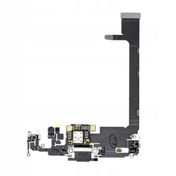 Fleksibilni kabel za polnilni priključek z integriranim vezjem za iPhone 11 Pro, originalna oprema, črne barve