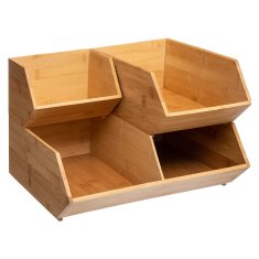 5Five® Majhen organizator iz bambusa