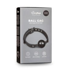 Easytoys Gag s PVC kroglico, črn