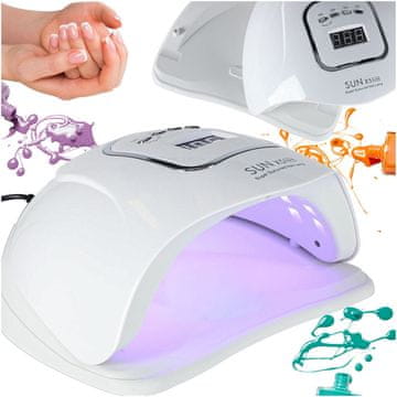 Northix UV LED svetilka za nohte 150 W, 45 LED diod, časovnik