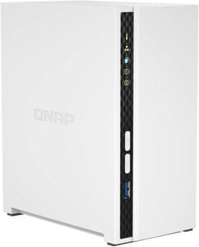 Qnap TS-233 (4-jedrni 2,0 GHz + NPU, 2 GB DDR4 RAM, 2x SATA, 1x GbE, 1x USB 2.0, 1x USB 3.2)