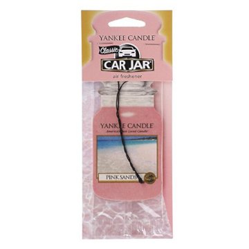 Yankee Candle Pink Sands dišava za avto papirnata etiketa