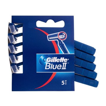 Gillette Blue II darilni set brivnik za enkratno uporabo 5 kos
