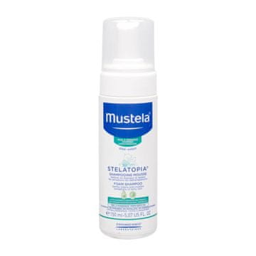 Mustela Bébé Stelatopia Foam Shampoo pomirjujoč šampon za otroke z izredno suho in atopično kožo za otroke