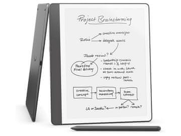 Amazon E-bralnik Kindle Scribe 2024, 10.2'' 16GB WiFi, 300dpi, Premium Pen, USB-C, siv