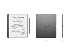 Amazon E-bralnik Kindle Scribe 2024, 10.2'' 16GB WiFi, 300dpi, Premium Pen, USB-C, siv