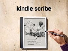 Amazon E-bralnik Kindle Scribe 2024, 10.2'' 16GB WiFi, 300dpi, Premium Pen, USB-C, siv