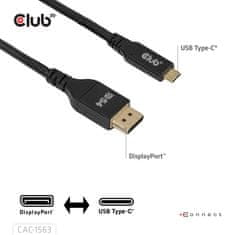 Club 3D CLUB3D CAC-1563 adapter kabel USB Type-C na DisplayPort, 2 m