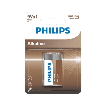 Bateria PHILIPS Baterija alkalna 6LR61, 1 kom