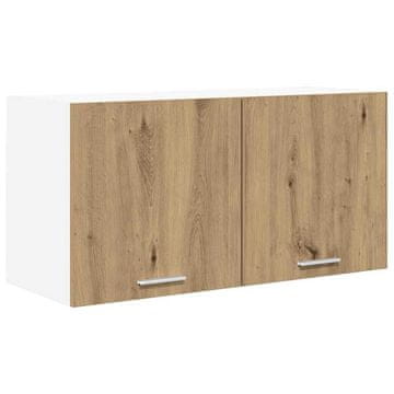 Vidaxl Viseča omarica Umetni hrast 80 x 31 x 40 cm Konstruiran les