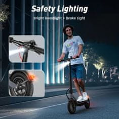 ISCOOTER iScooter W6 zložljiv električni skiro za odrasle, 500 W, 36 V 10,5 Ah, do 30 km, 10" pnevmatike in aplikacija