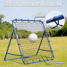 Smania Zložljiva odbojna mreža SpikeBack, odbojna mreža za nogomet in odbojko