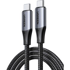 Ugreen USB-C na USB-C 3.1 Gen 2 5A kabel, 240W, PD, 4K60Hz, črn, 1m (80150)