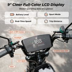 ISCOOTER iScooter DX5 električni skuter s sedežem, 1500 W, 48 V 15,6 Ah, do 55 km/h, doseg do 72 km, 15-palčne pnevmatike