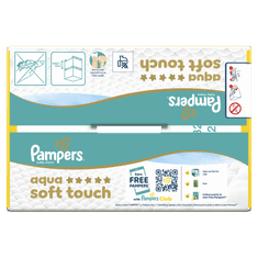Pampers Aqua Harmonie vlažilni robčki, 540 kosov