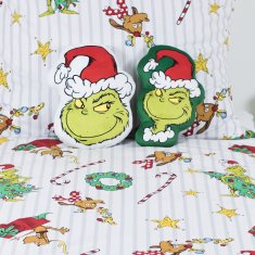 sarcia.eu Grinch Božična, MEHKA Dekorativna blazina, okrasna za sobo, ŽAMETNA oblikovana blazina 32x22cm OEKO-TEX