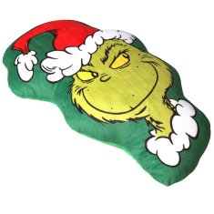 sarcia.eu Grinch Božična, MEHKA Dekorativna blazina, okrasna za sobo, ŽAMETNA oblikovana blazina 32x22cm OEKO-TEX